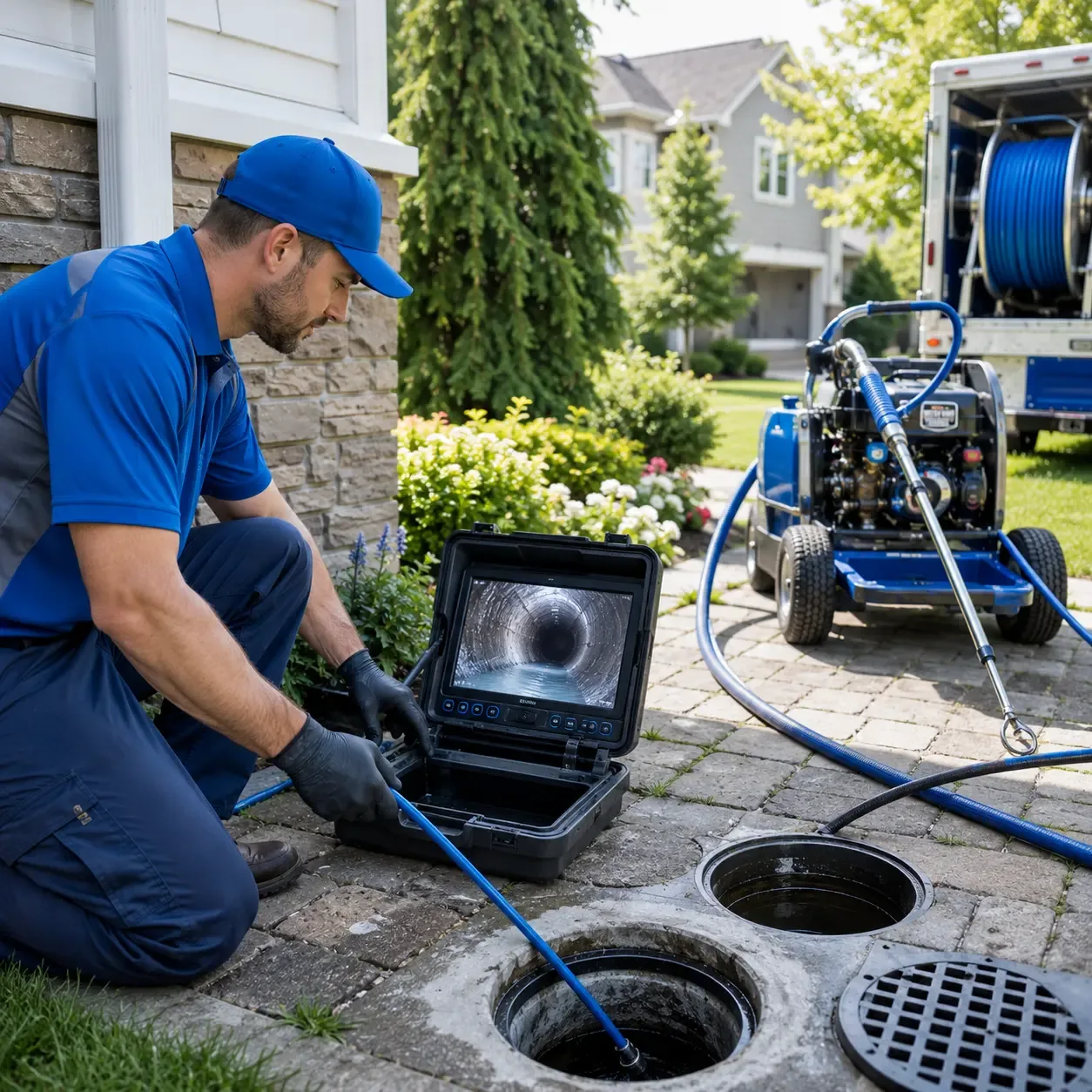 Outdoor drain cleaning professionals serving Sanford, VA
